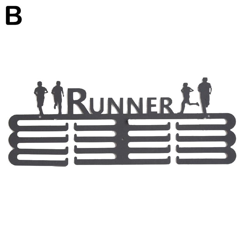 Marathon sports commemorative medal display hook rack, no-drill medal and honor gold medal storage rack
